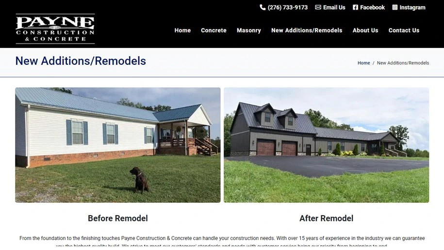 Payne Construction & Concrete