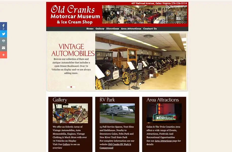 Old Cranks Motorcar Museum